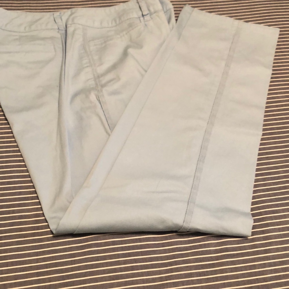 Lt blue cotton slacks